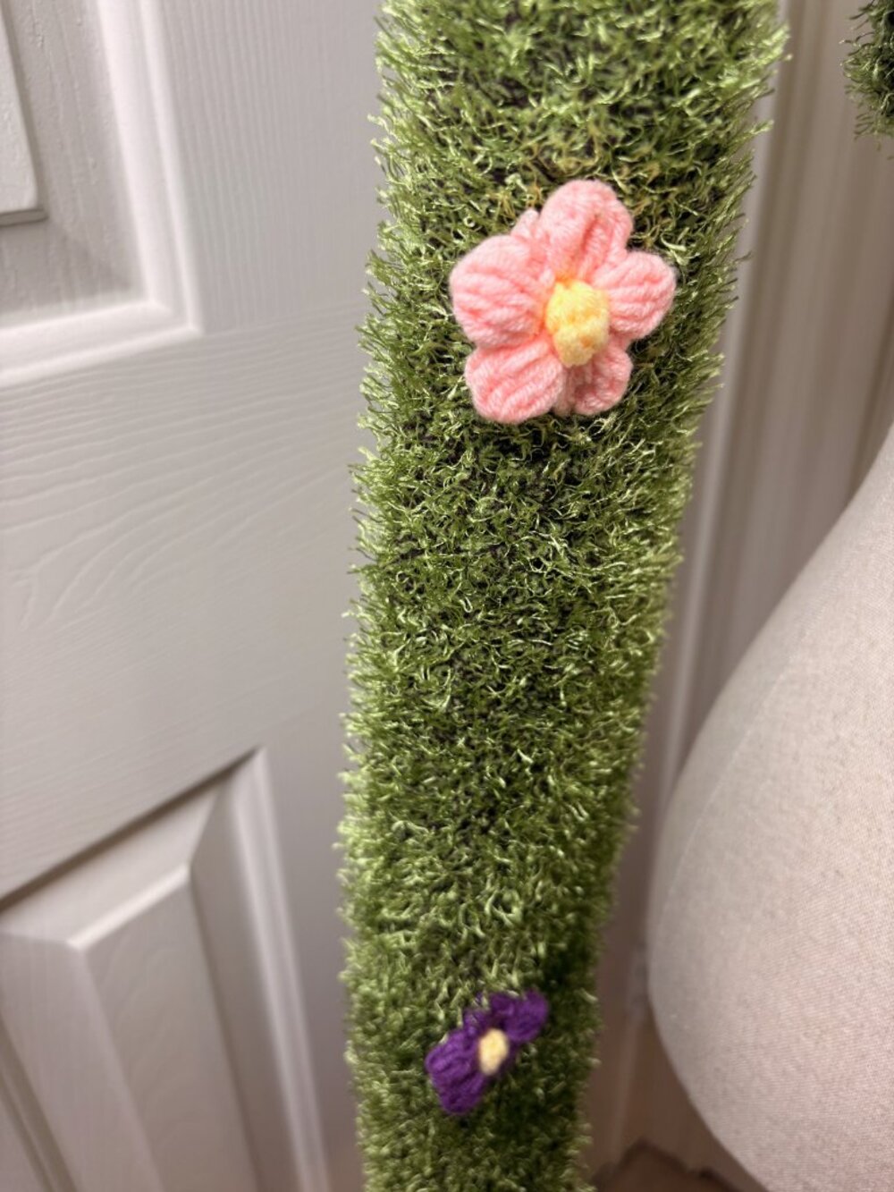 NWT Dolls Kill Delia's Grass Mohair Floral Shrug Green Size Small - Picture 4 of 9